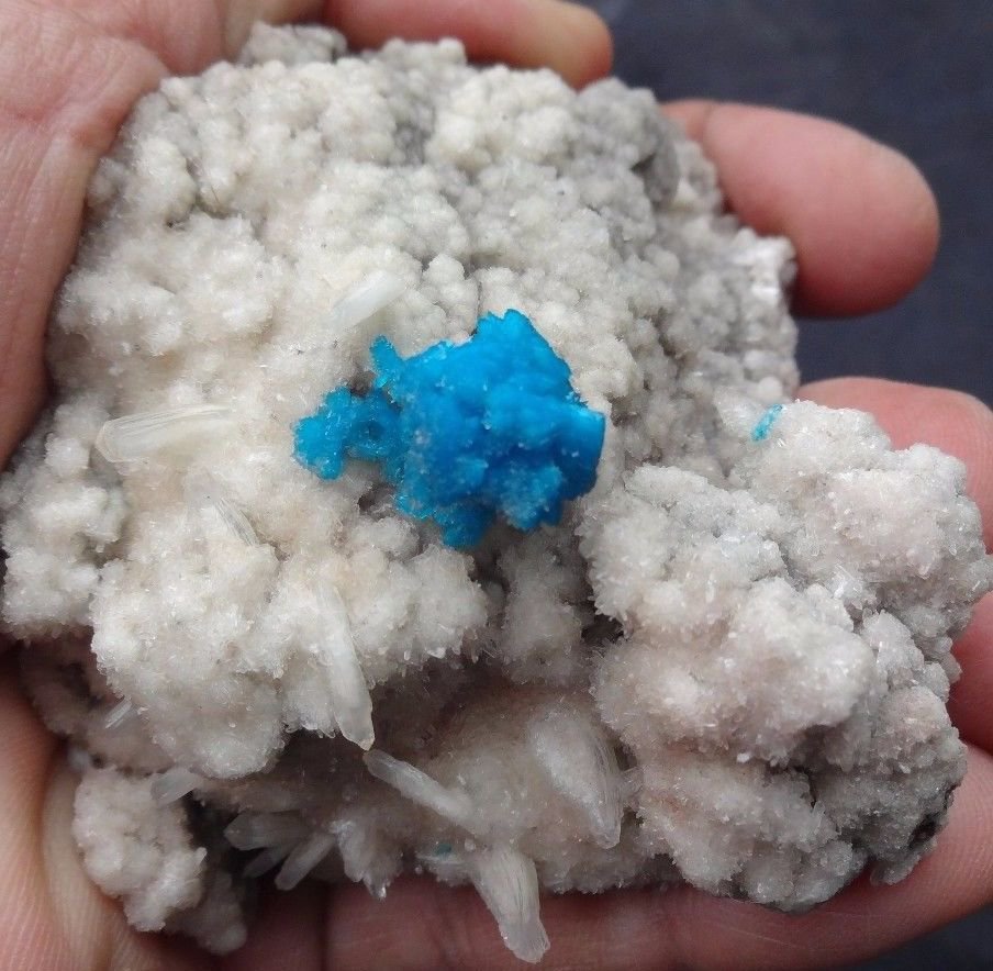 CAVANSITE STILBITE ON MINERALS SPECIMEN B# -2