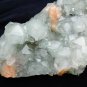 APOPHYLLITE WITH STILBITE ON CHALCEDONY MINERAL SPECIMEN # G-4