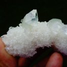APOPHYLLITE ON CHALCEDONY MINERAL SPECIMEN # A-3