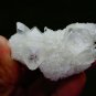 APOPHYLLITE ON CHALCEDONY MINERAL SPECIMEN # A-3