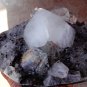 APOPHYLLITE ON CHALCEDONY MINERAL  SPECIMEN  B-1