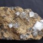 APOPHYLLITE CRYSTAL BUNCH ON CHALCEDONY JYALGOLITE !! B-2