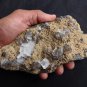APOPHYLLITE CRYSTAL BUNCH ON CHALCEDONY JYALGOLITE !! B-2