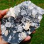 APOPHYLLITE STILBITE ON CHALCEDONY MINERALS SPECIMEN !!! G-2