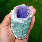 AMETHYST GEODE MINERAL SPECIMEN # L-6