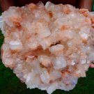 FANTASTIC SLIM APOPHYLLITE CRYSTAL BUNCH WITH ORANGE STILBITE 9 KG T#6-78