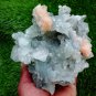 APOPHYLLITE WITH STILBITE ON CHALCEDONY MINERAL SPECIMEN #B-1