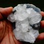 APOPHYLLITE CRYSTAL BUNCH ON CHALCEDONY !! B-3