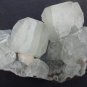 APOPHYLLITE HUGE CRYSTAL BUNCH WITH STILBITE BLADE ON CHALCEDONY !! B-2