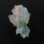 GREEN APOPHYLLITE GEMMY CRYSTAL WITH STILBITE ON HEULANDITE STALACTITE D-1