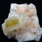 APOPHYLLITE CRYSTAL WITH STILBITE BLADE ON MATRIX # R-5