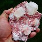 APOPHYLLITE ON RED HEULANDITE MINERAL MATRIX !! A-1