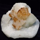 CALCITE MULTI CRYSTALS ON MICRO QUARTZ MATRIX S-3 # 10