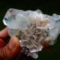 APOPHYLLITE STILBITE WITH CHALCEDONY ON MINERAL SPECIMEN #R-2