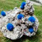 MULTI CAVANSITE CRYSTAL WITH STILBITE ON MATRIX FROM POONA C-01