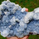 APOPHYLLITE ON CHALCEDONY MINERAL SPECIMEN #L-2