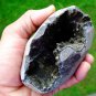 BLACK GEODE MINERAL SPECIMEN # A-3