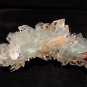 SHINY POINTED APOPHYLLITE CRYSTAL WITH STILBITE E-#3-13