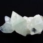 APOPHYLLITE CRYSTAL ON WHITE STALACTITE MATRIX # R-5