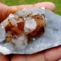 CALCITE AMETHYST ON MINERALS SPECIMEN !!! G-2