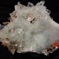 APOPHYLLITE POINTED CRYSTAL WITH STILBITE ON CHALCEDONY  E-#3-06