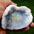 CALCITE ON AMETHYST MINERAL SPECIMEN  !!! G-1