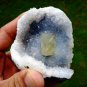 CALCITE ON AMETHYST MINERAL SPECIMEN !!! G-1