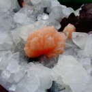 APOPHYLLITE WITH STILBITE HEULANDITE MINERAL SPECIMEN # A-3