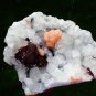 APOPHYLLITE WITH STILBITE HEULANDITE MINERAL SPECIMEN # A-3