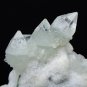 APOPHYLLITE POINTED CRYSTAL BUNCH ON WHITE STALACTITE  MATRIX  # R-5