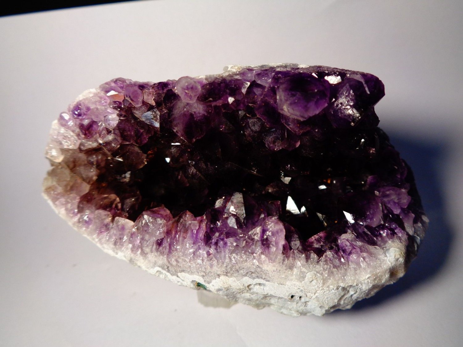 PURPLE COLOR AMETHYST GEODE E-#3-25