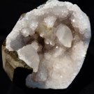 HEULANDITE IN QUARTZ GEODE  !!!S-4