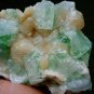 APOPHYLLITE GREEN WITH STILBITE MINERAL SPECIMEN  !!! G-1