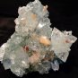 POINTED APOPHYLLITE CRYSTAL WITH STILBITE E-#3-40