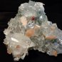 POINTED APOPHYLLITE CRYSTAL WITH STILBITE E-#3-40