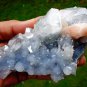 APOPHYLLITE CRYSTAL WITH STILBITE BLADE ON CHALCEDONY !!! G-3