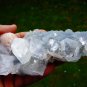 APOPHYLLITE CRYSTAL WITH STILBITE BLADE ON CHALCEDONY !!! G-3