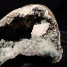 EPI-STILBITE IN CHALCEDONY GEODE E2#27