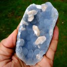 STILBITE ON CHALCEDONY MINERAL SPECIMEN #L-2