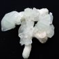 APOPHYLLITE CRYSTAL BUNCH ON WHITE STALACTITE MATRIX # R-5