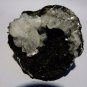 EPI-STILBITE ON BLACK CHALCEDONY SPECIMEN E-#3-08