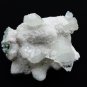 APOPHYLLITE POINTED CRYSTAL BUNCH ON WHITE MATRIX # R-5