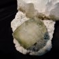APOPHYLLITE SLIM CRYSTAL ON CHALCEDONY   !!!S-4