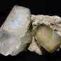 APOPHYLLITE SLIM CRYSTAL ON CHALCEDONY   !!!S-4
