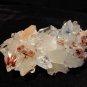 POINTED APOPHYLLITE CRYSTAL BUNCH WITH STILBITE !! E-1-#15