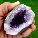 AMETHYST IN GEODE MINERAL SPECIMEN !!! A-2