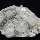 APOPHYLLITE CRYSTAL ON CHALCEDONY MATRIX #G-4