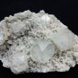 APOPHYLLITE CRYSTAL ON CHALCEDONY MATRIX #G-4