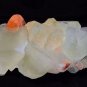 APOPHYLLITE CRYSTAL BUNCH WITH RED STILBITE  !! E1#38