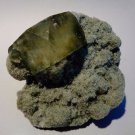 LIGHT GREEN SLIM APOPHYLLITE CRYSTAL ON WHITE MATRIX E-#3-47